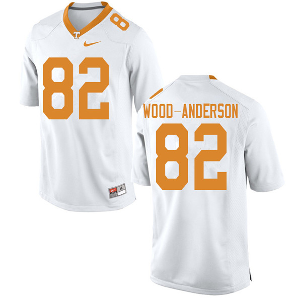 Men #82 Dominick Wood-Anderson Tennessee Volunteers College Football Jerseys Sale-White